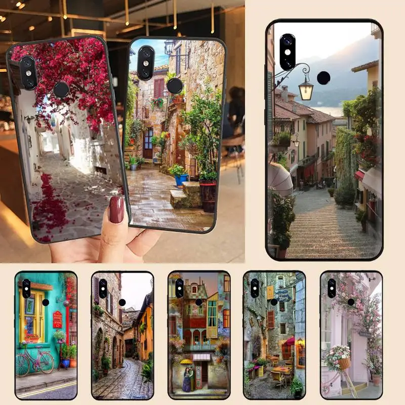 

travel italy France London Flower World Places Phone Case For Xiaomi Redmi note 7 8 9 11 t s 10 A pro lite funda shell coque