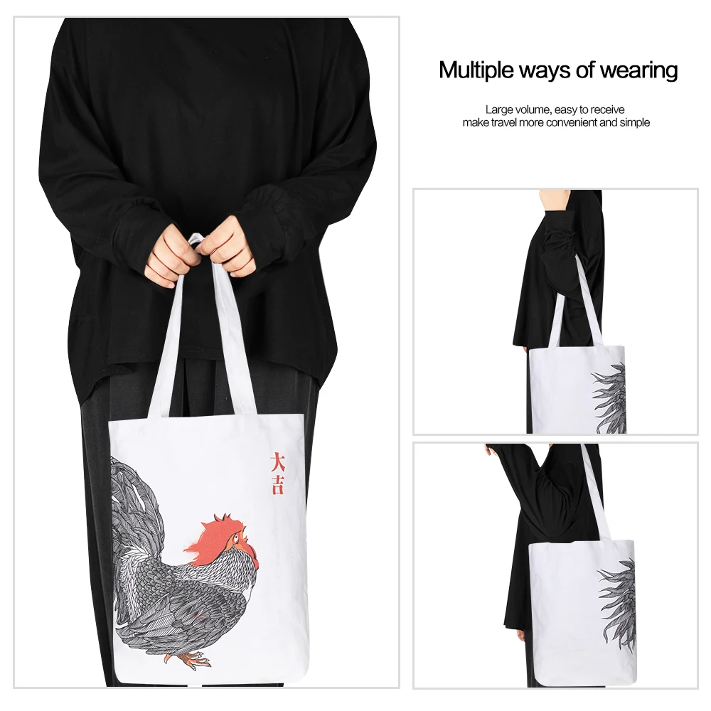 Рисунок стиль печати хлопок холст сумка | Багаж и сумки