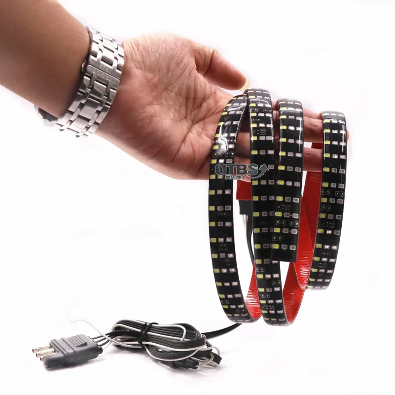 60 &quotТройной 3-РЯД светодиодный багажника светильник бар с янтарем сигнала