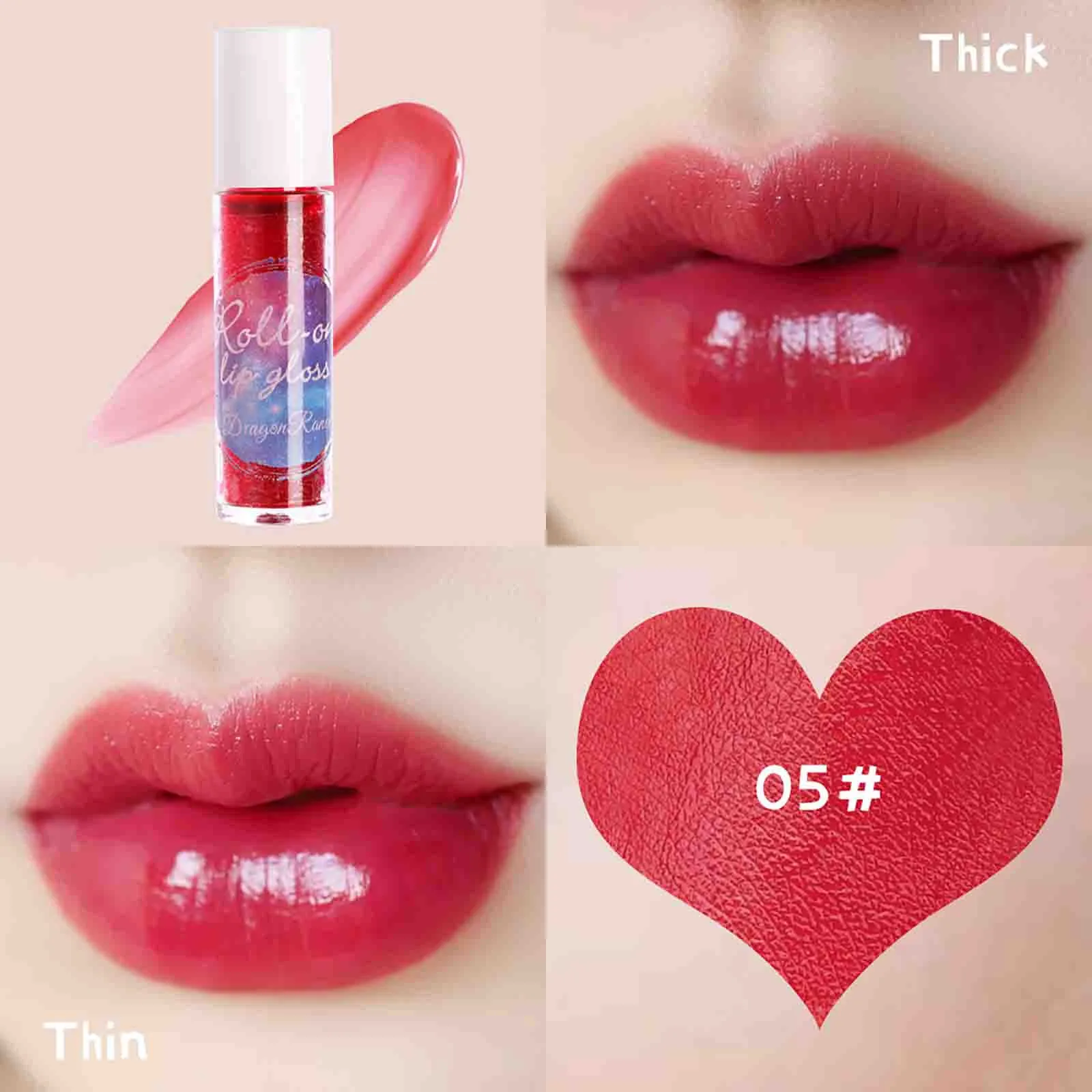 

HAICAR Lipstick liquid lipstick long lasting lipstick Roll-on lip glaze matte matte moisturizing lip gloss lip gloss lip stain
