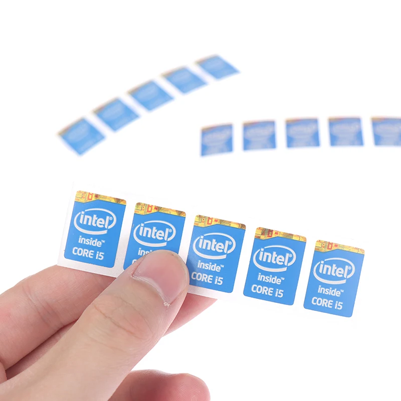 Наклейка 4-го поколения Intel Core I3 I5 I7 5 шт. | Электроника