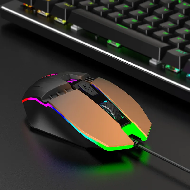 Игровая мышь, проводная, светодиодный, с подсветкой, USB, оптическая, эргономичная, компьютерная мышь, геймер, Мыши для ПК, X7, для ноутбука, игровая мышь