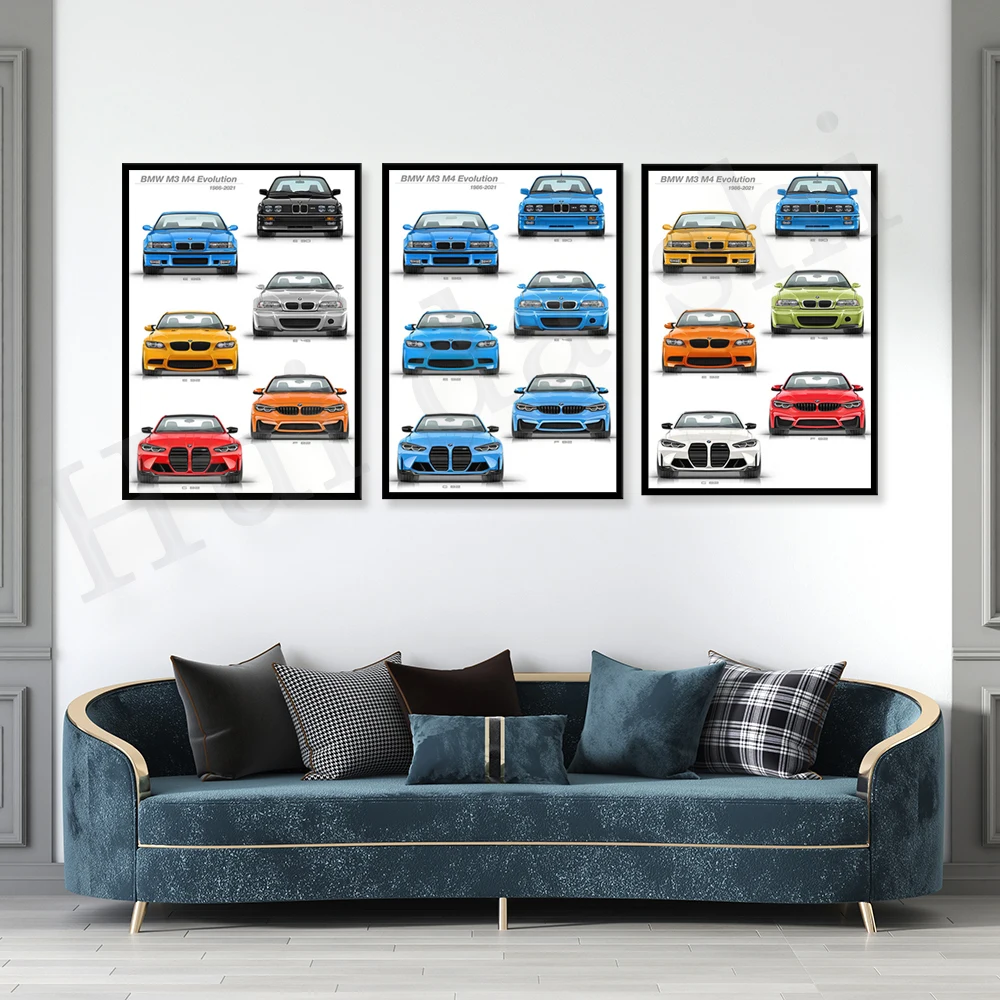 Поколение м3/М4 постер Художественная печать на высококачественном