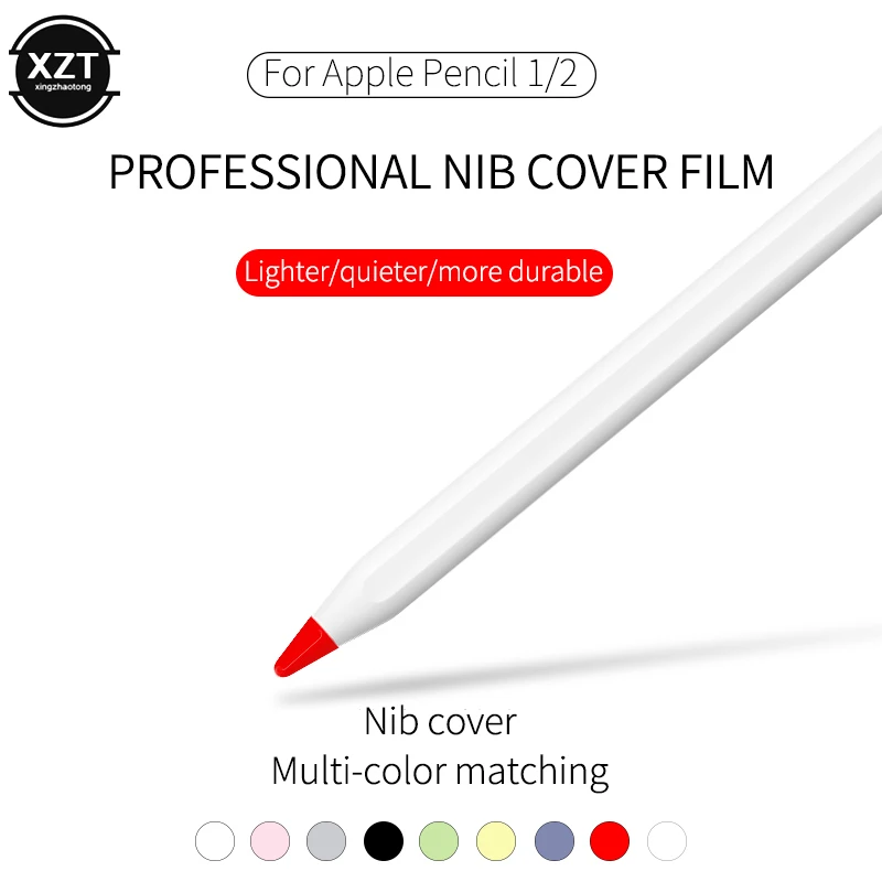 

8pcs Silicone Replacement Tip Case Nib Protective Cover Skin for Apple Pencil 1st 2nd Touchscreen Stylus Pen Case