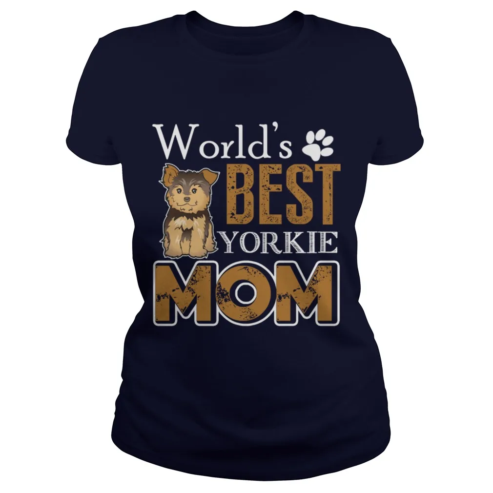 

Yorkie Yorkshire Dog Mom Loves Women's T-Shirt