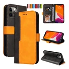 Кожаный чехол в стиле ретро для Samsung Galaxy A03S A72 A40 A50 A11 A12 A02S M10 M10S M11 M12