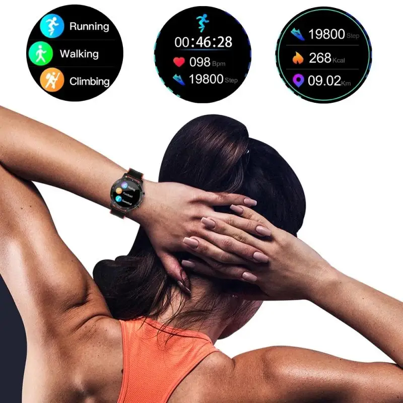

S30 Smart Watch IP68 Waterproof Smartwatch Multi-sports HD Screen Heart Rate Blood Pressure Fitness Tracker For Android iOS