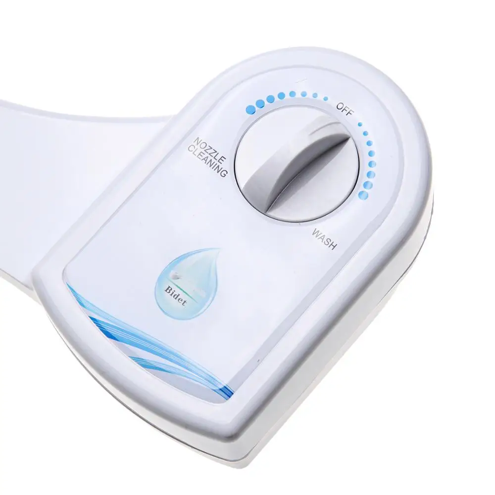 

Yonntech Fresh Water Spray manual Non-Electric Bidet Toilet Seat Attach Flow Adjustable
