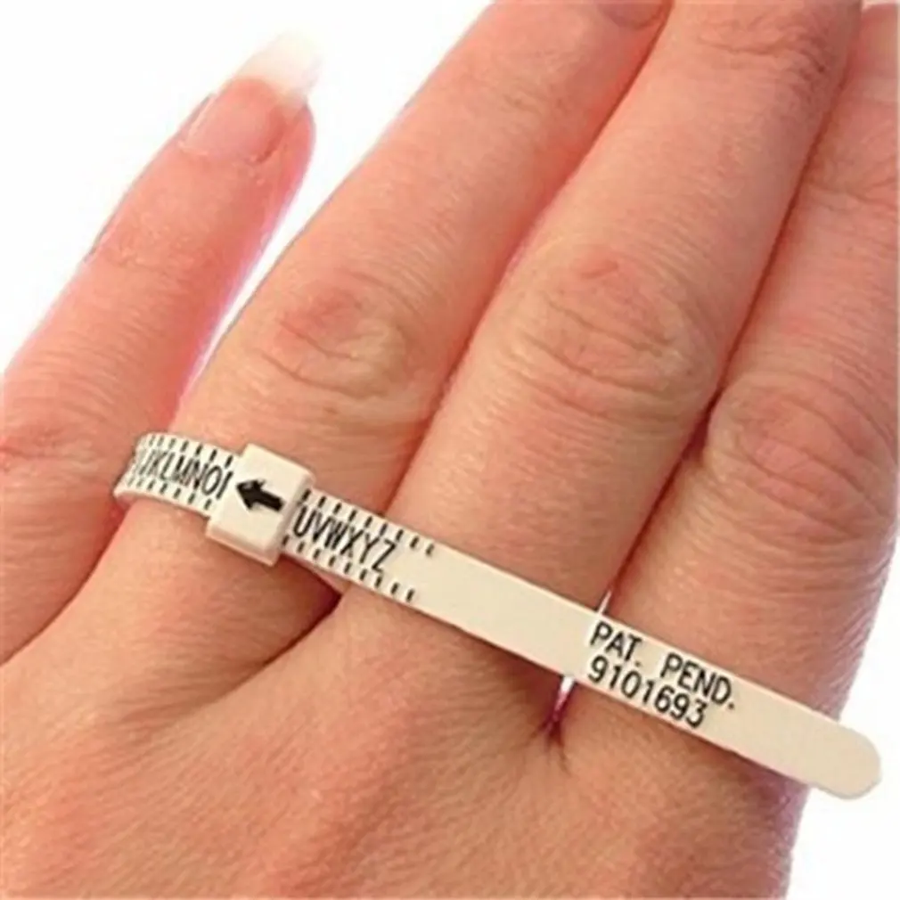 Ring Sizer Measure Finger Gauge Sizing Tool For Wedding Rings UK Size US Measurements |