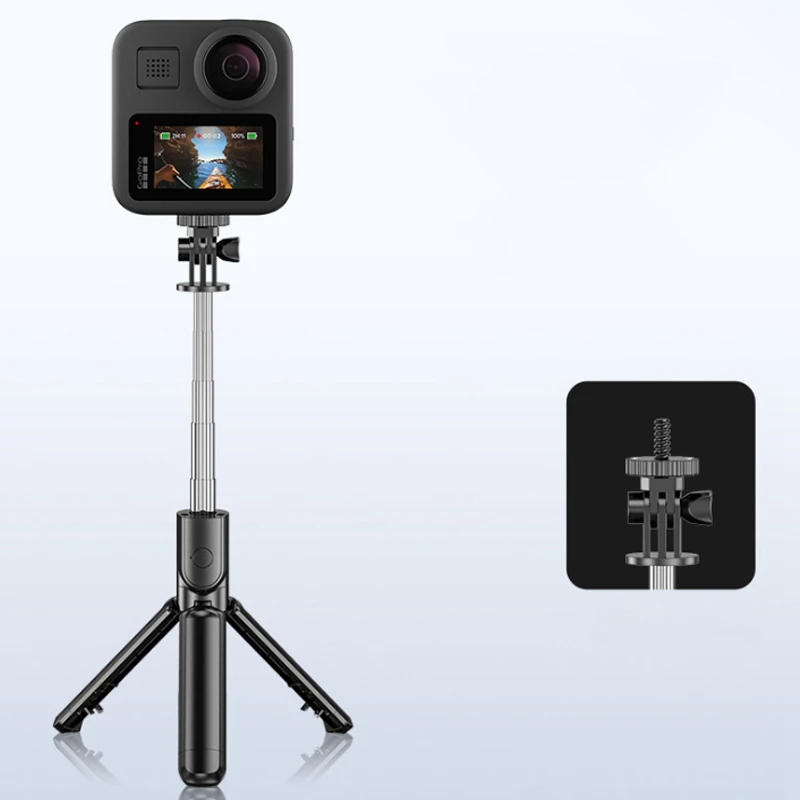 S03 Bluetooth алюминиевая палка для селфи Телескопический штатив беспроводной пульт