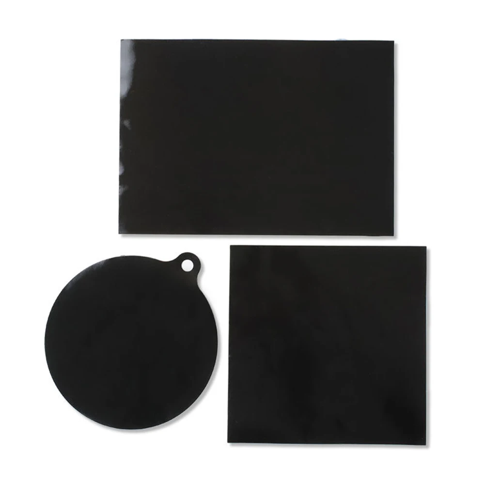 Silicone Induction Cooktop Mat Protector Round/Square Heat Insulated Pad Kitchen Protective Insulation Black Hot Pot | Дом и сад