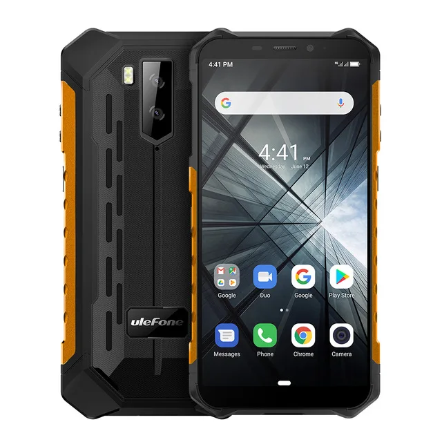 Оранжевый Ulefone Armor X5 MT6763 Octa core ip68 Rugged Waterproof Smartphone Android 9.0 RAM 3GB ROM 32GB NFC 4G LTE 5000mAh Mobile Phone - Цвет: Оранжевый