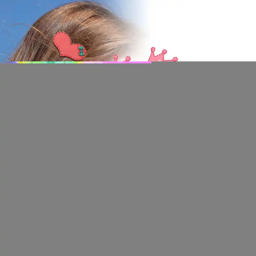 Челка наклейка для волос зажим бахрома искусственная челка наборы наклеек