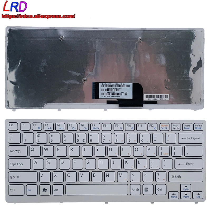 Новая Оригинальная английская клавиатура для Sony Vaio VPC-CW VPC CW VPCCW CW16EC CW18FC CW26EC CW28EC CW2S3C CW2S6C, для ноутбука 148755531