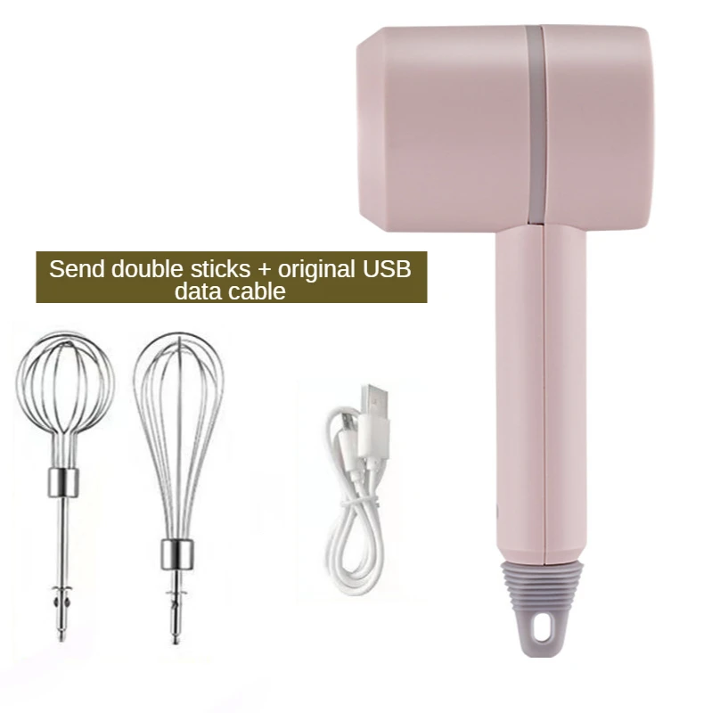 

Portable Household Multifunctional Wireless Charging Handheld Electric Whisk Mini High-Power Mixer Whisk And Dough Milk Frother