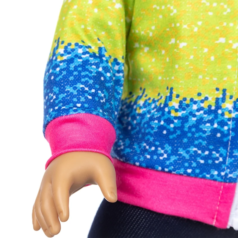 2021 красочный костюм одежда подходит для американской девушки 18 дюймов