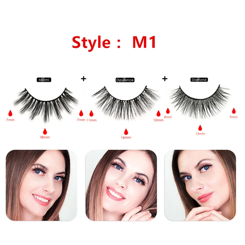 Накладные ресницы на магнитах набор подводок для глаз гладкая черная жидкая