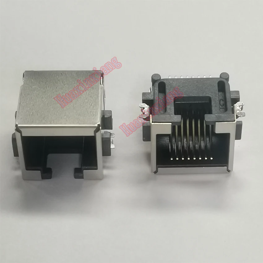 20PCS/Lot SMT RJ45 8P8C Female Jack/Socket Connector Sinking Plate Steel Shield Network Modular For notebook | Обустройство дома