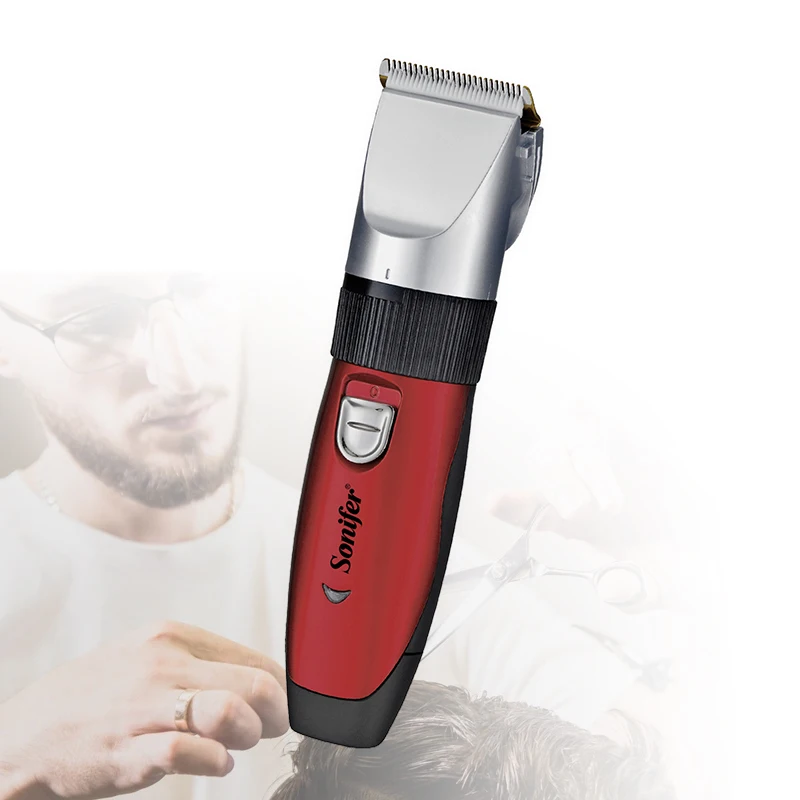 

Бритвенный станок для мужчин, Беспроводная Машинка для стрижки волос, триммер для бороды, беспроводной парикмахерский аппарат Sonifer SF9537