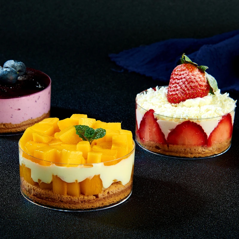 

Круглая прозрачная пластиковая чашка, 50 шт., 140 мл