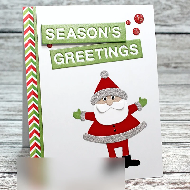 Металлические штампы Санта-Клауса для самостоятельного изготовления