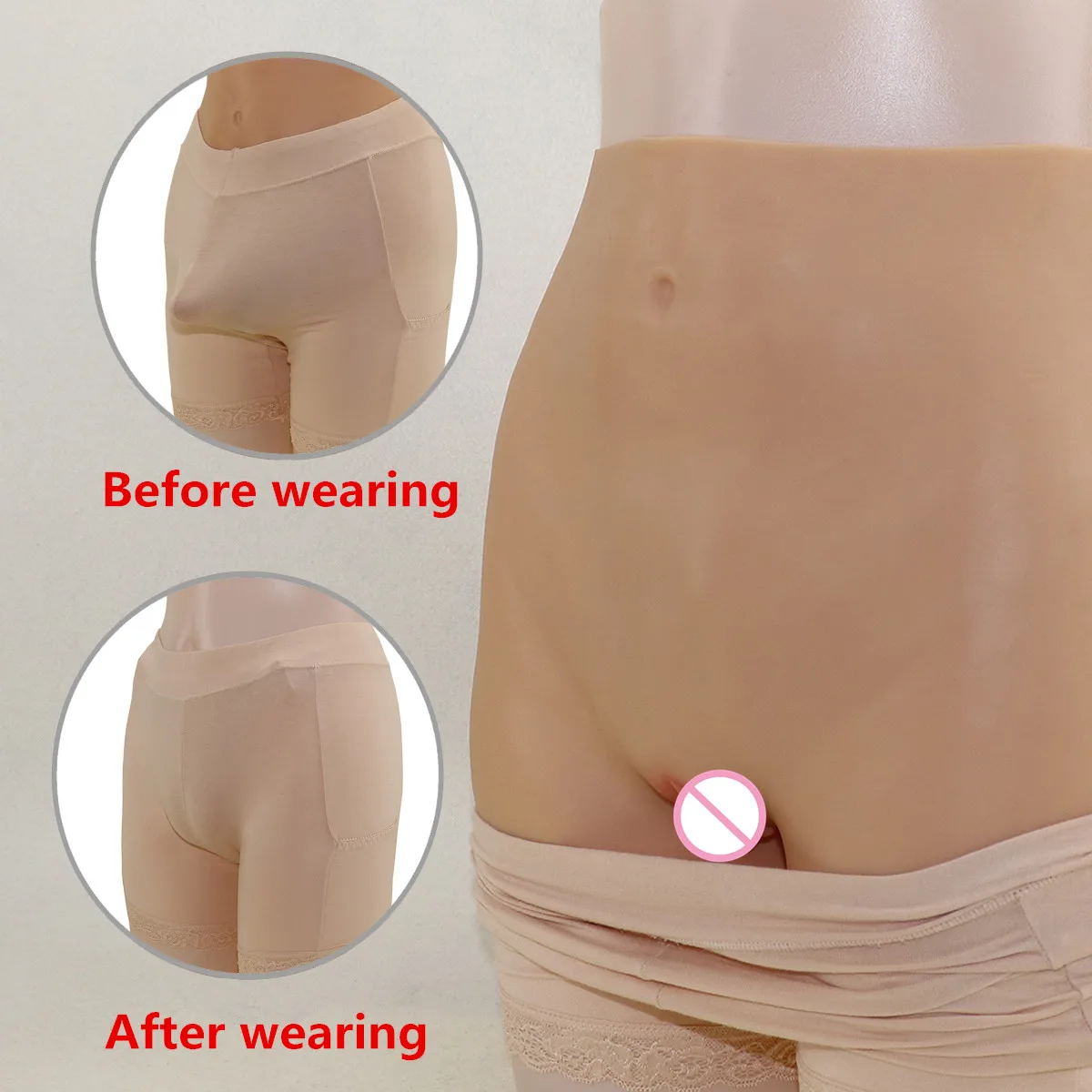 

Трусы-боксеры Силиконовые Реалистичные, 1400 г