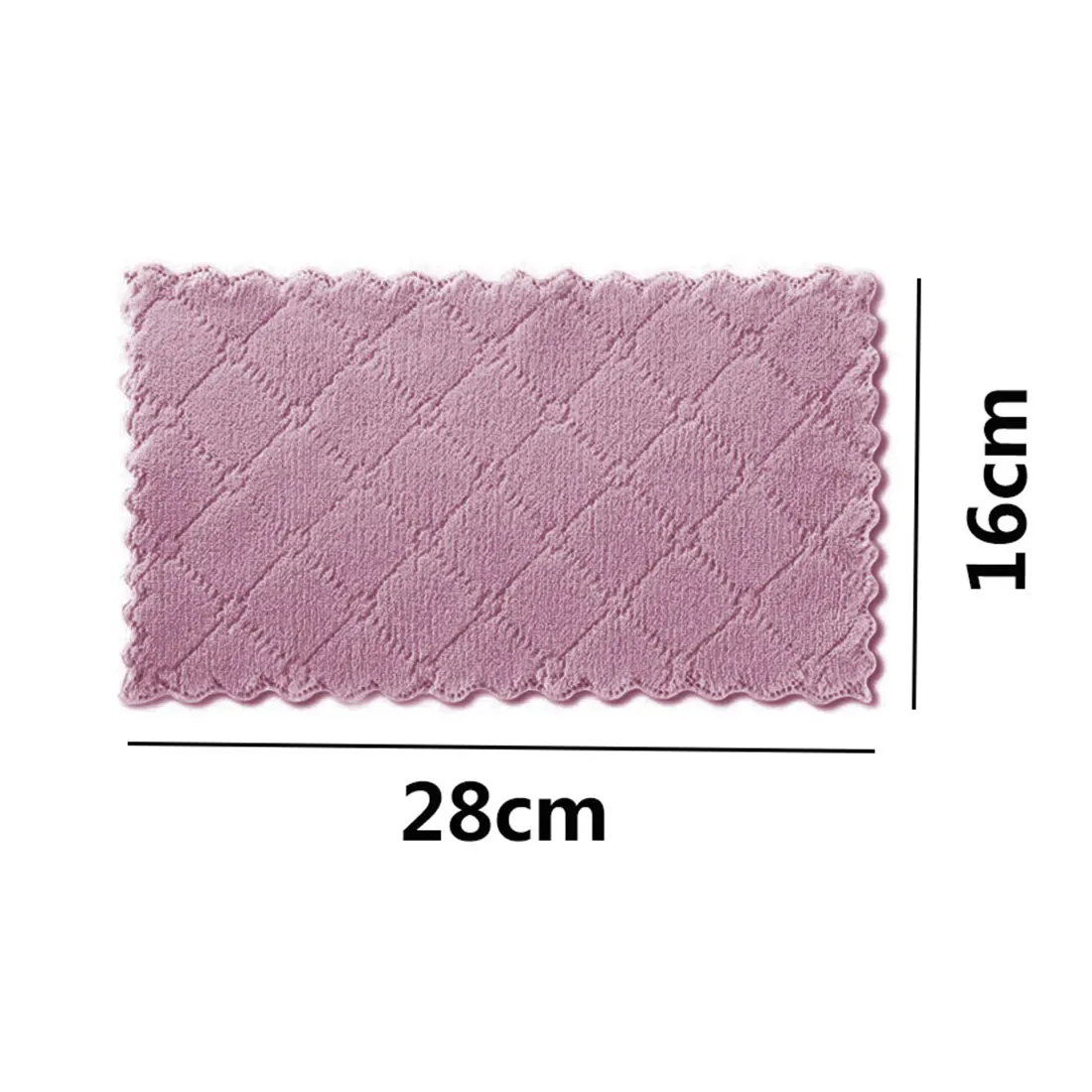 

Cleaning cloth double-layer absorbent microfiber kitchen rags non-stick oil household cleaning wiping towels kitchen tools