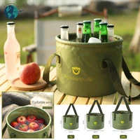 multifunction camping foldable bag outdoor travel hiking fishing portable beverage cooling bag storage camping equipment