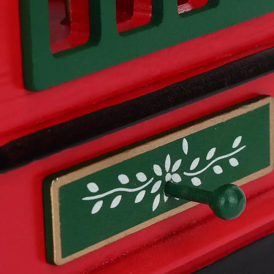 Деревянная музыкальная шкатулка рождественские украшения Поставки цирковая