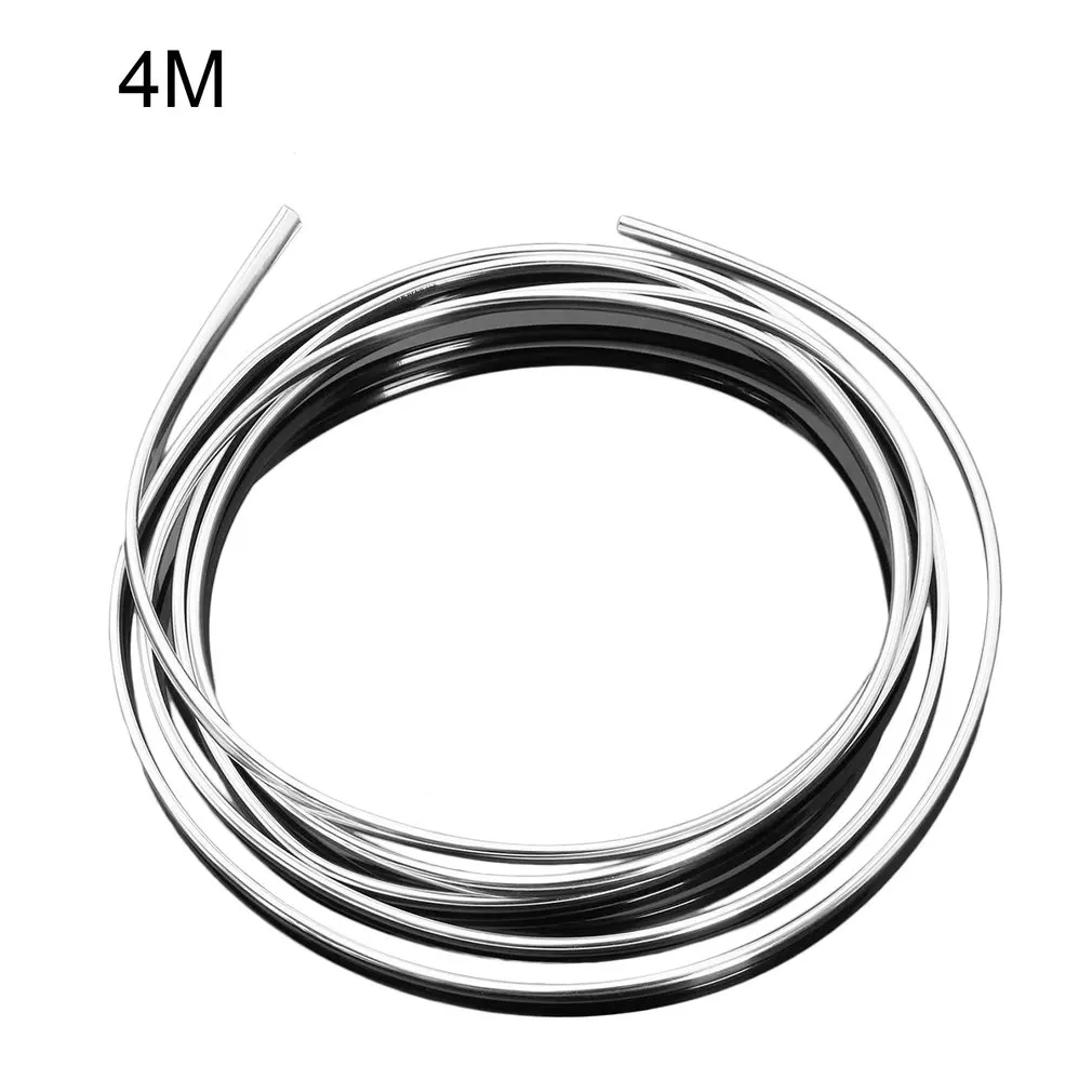 

Fashionable Universal 4 Meters Auto Car Vehicle Vent Decor Strip Chrome Plated Trim Strip Protective Cover Decoration NEW