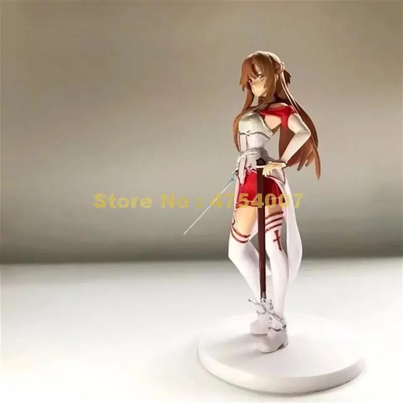 Аниме меч искусство онлайн asuna белый костюм САО театральная версия ПВХ