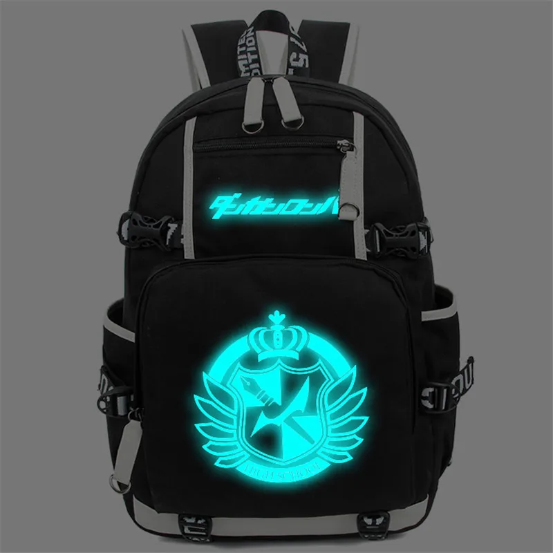 

New Arrival Dangan Ronpa Danganronpa Monokuma School Backpack Cosplay Shoulder Bag Luminous Students Travel Bags Free Shipping