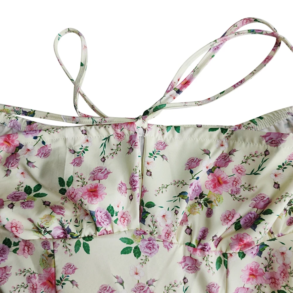 

Maxi Women Wrap Dress Boho Dress Cottagecore Dress Spring Summer Dress Floral Casual Vintage Square Neck Dress 2021 Hot Sale