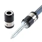 Магнитное кольцо для отвертки, нескользящий коаксиальный вал 6,35 мм, съемный держатель для бит, фотомагнитный держатель для бит отвертки