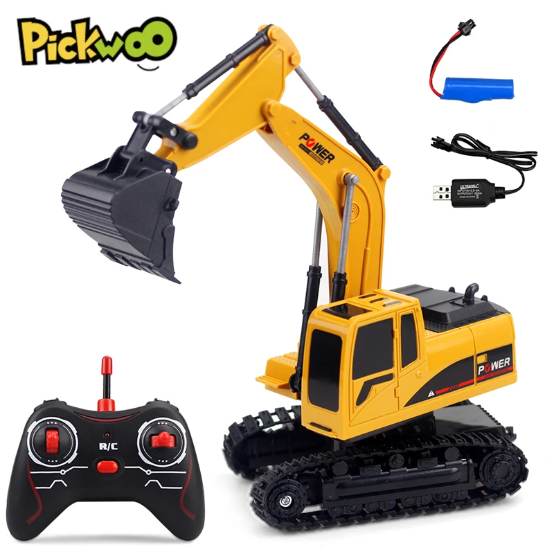 124 rc экскаватор игрушки 24 ghz 6 кана