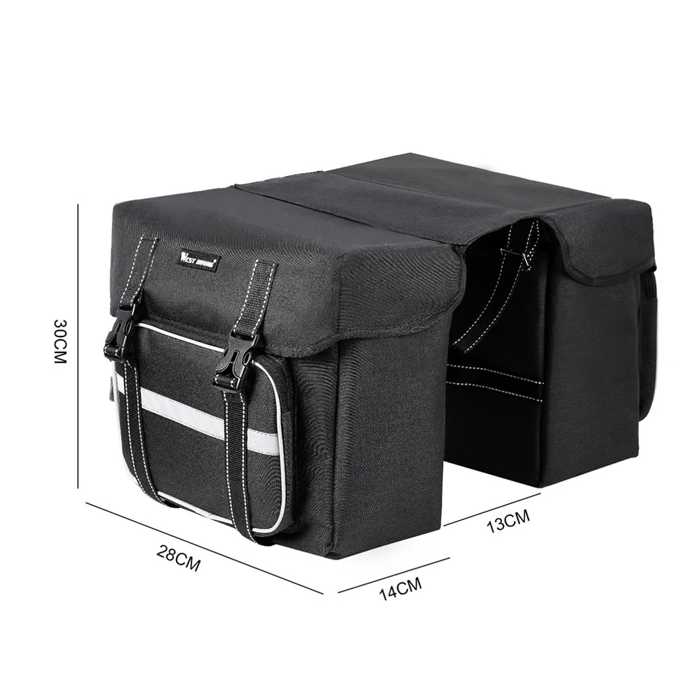 

Bicycle Carrier Bags Rear Rack Trunk Pannier Cycling 28L Equipment for WEST BIKING Outdoor Cycle Biking Entertainment