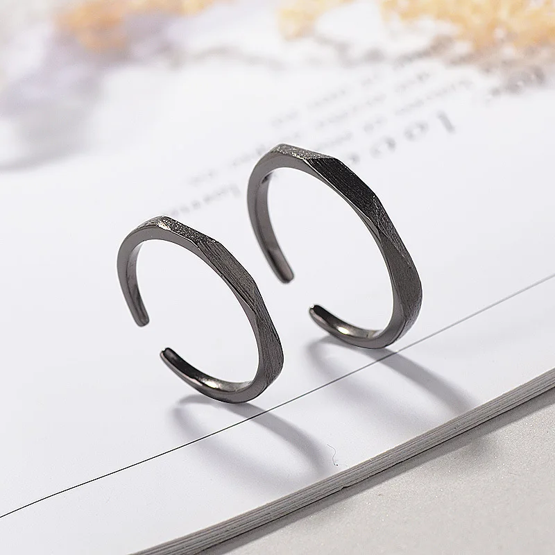 EDS свадебное кольцо влюбленных корейские Простые Ювелирные изделия пара колец