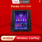 Junsun для Tesla Style Android Auto 4G беспроводной Carplay DSP Магнитола Автомагнитола  Мультимедиа автомобиля  для Toyota Land Cruiser Prado 120 2004-2009 нет 2 DIN Аудио для авто Автомагнитолы