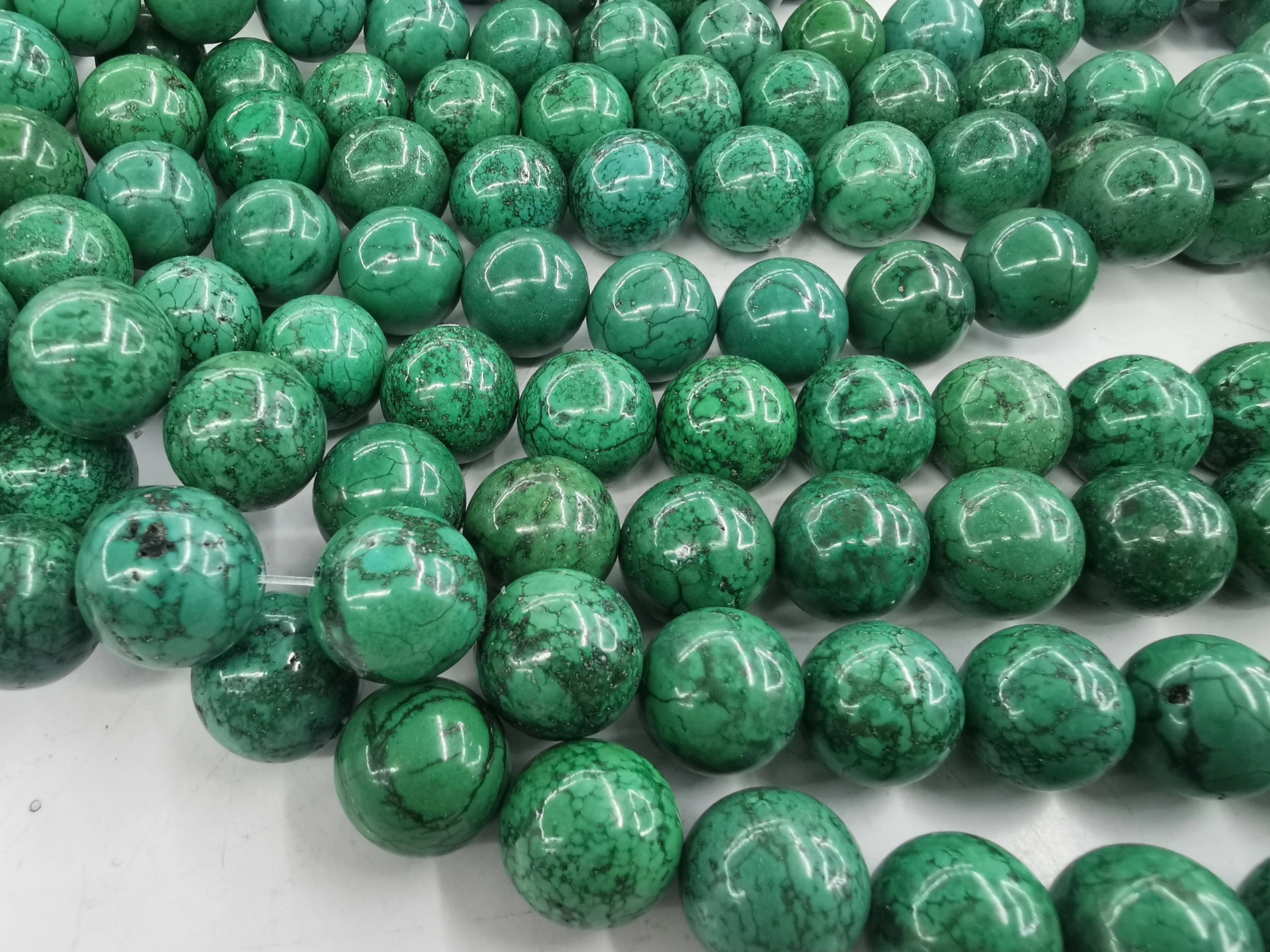 

Высокое качество отражено на большой 16 мм темно-зеленые бирюзовые бусины Круглый шар Сфера бирюзы распорка браслет из ожерелья и бисера 16 д...