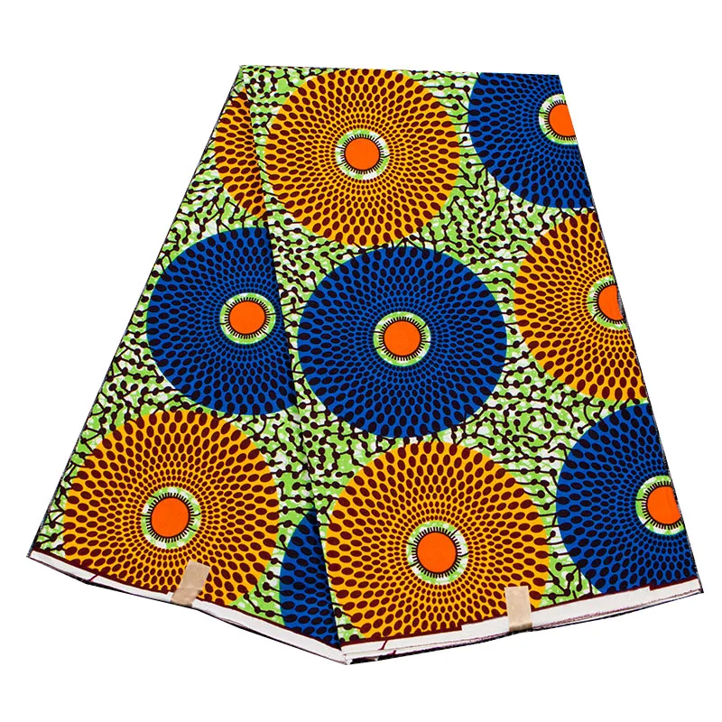 

2021 Новый восковые хлопковые батик набивные ткани Tissus Африканский круг детские штаны с геометрическим принтом тканый набивной ткани оптова...