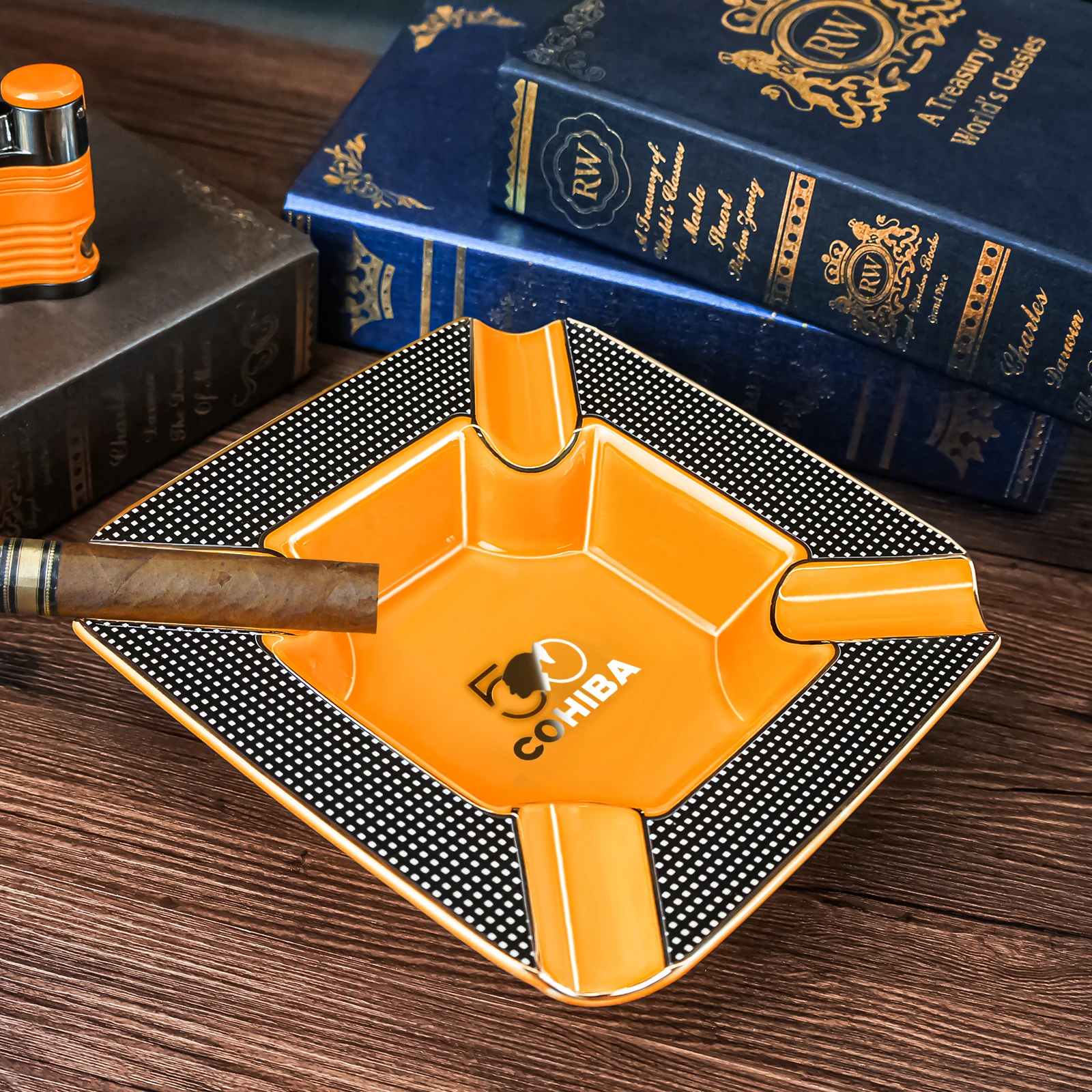 Пепельницы COHIBA для сигар пепельницы сигарет большой поднос уличная пепельница