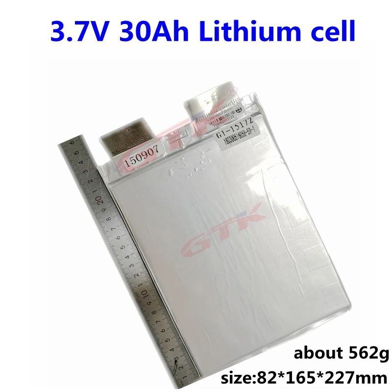 Литиевая батарея GTK 3,7 в, 30 Ач, 3,7 в, литий-полимерные батареи, 3C разрядка rtate для 12 В, 36 В, 48 В, 60 в, 72 в, набор для самостоятельной сборки скутера