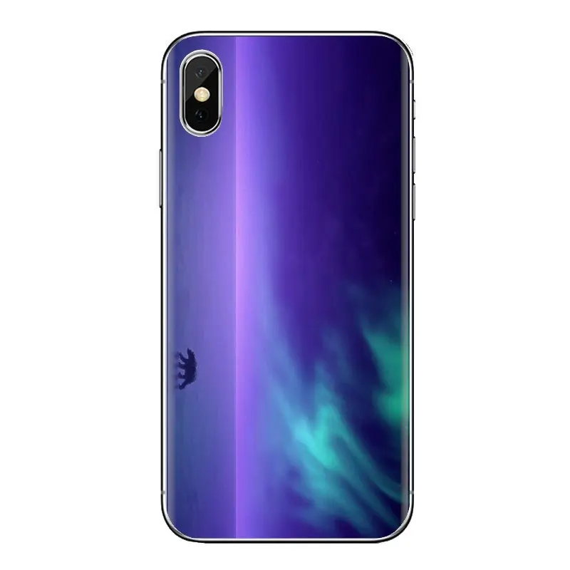 Soft Covers Polar Bear Wallpaper Northern Lights For Sony Xperia Z Z1 Z2 Z3 Z5 compact M2 M4 M5 C4 E3 T3 XA Huawei Mate 7 8 Y3II |