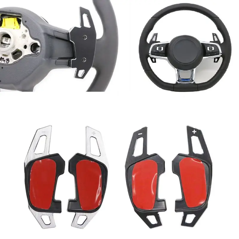 X7AE 2 шт./компл. весло рулевого колеса из алюминиевого сплава металлический