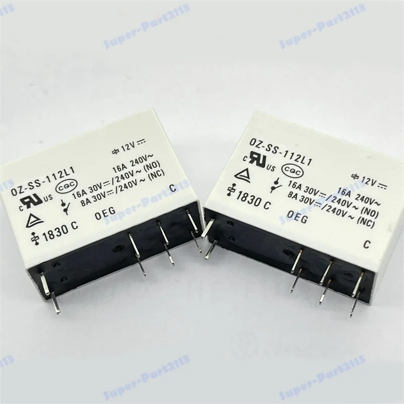 

Free Shipping 10pcs/lot OZ-SS-112L1 12V 16A 8pin relay module Original