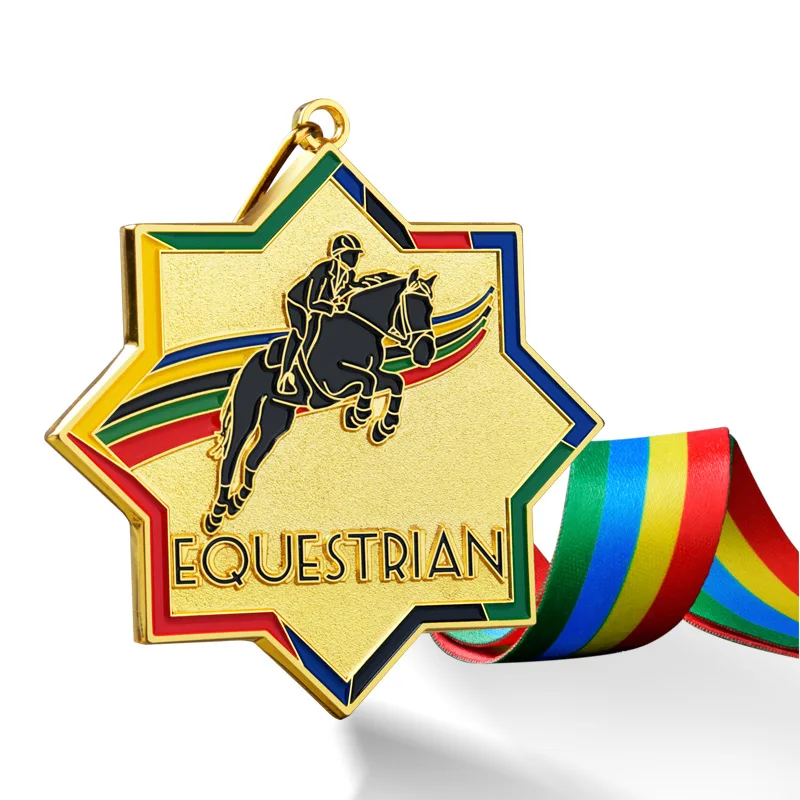 Медаль для скачек на заказ Заводская распродажа школьная Спортивная команда