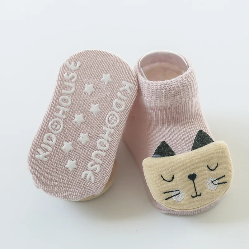

2020 New cute cartoon baby socks doll newborn anti-skid floor toddler foot socks