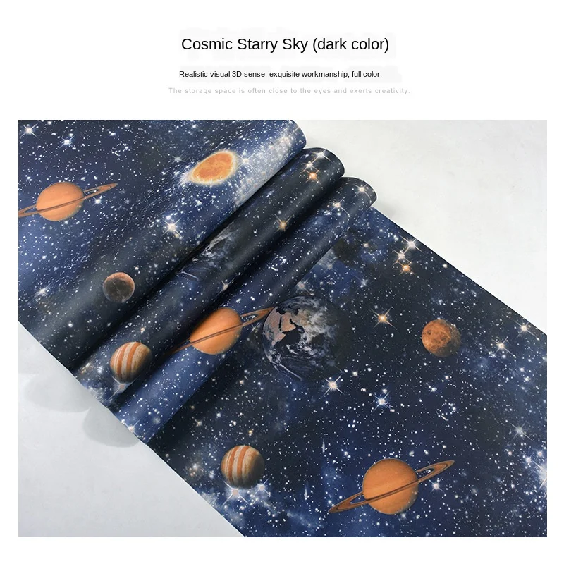 Виниловые обои Звездная Туманность ночное небо настенная живопись потолок оспа