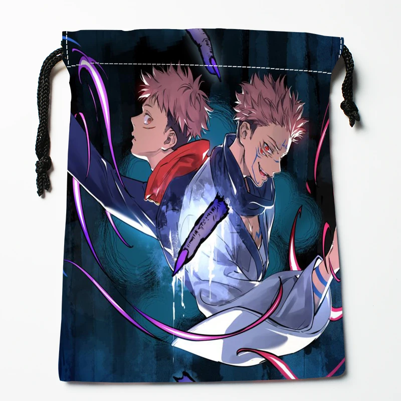 

Сумки на шнурке juютсу Kaisen для мальчиков и девочек, пыленепроницаемые тканевые мешки для хранения с принтом, подарок на день рождения, размер...