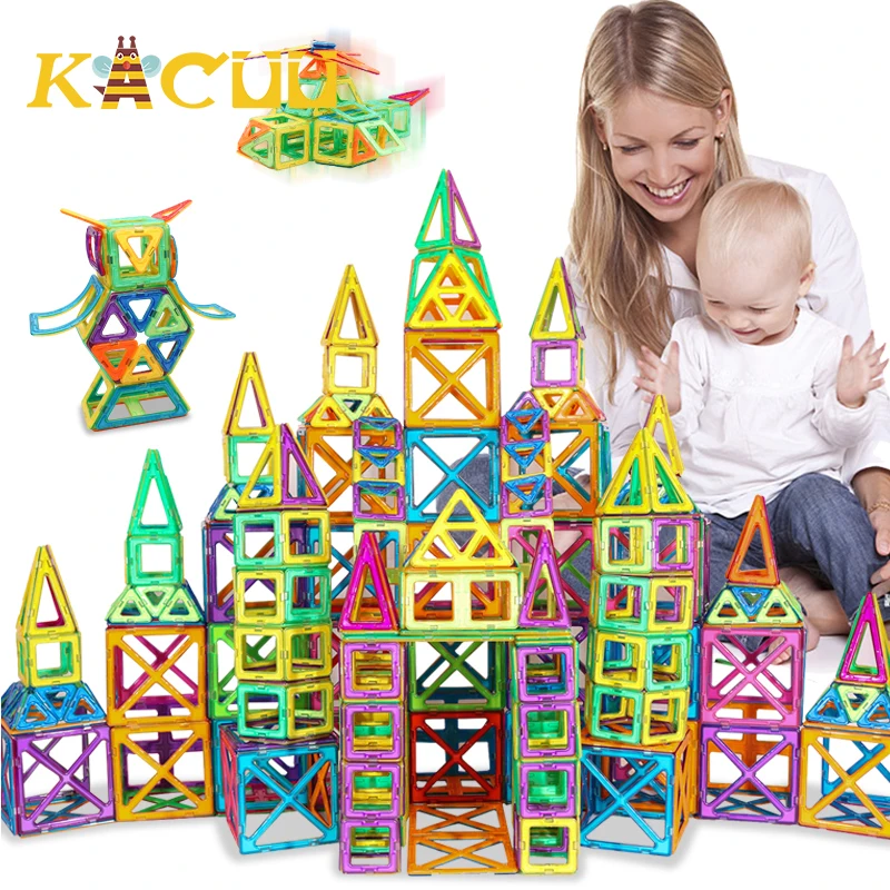 Магнитные игрушки большого размера дизайнерский Строительный набор модель и